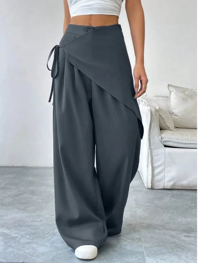 Riviera Asymmetric Wrap Pants