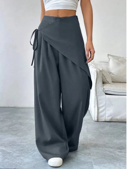 Riviera Asymmetric Wrap Pants