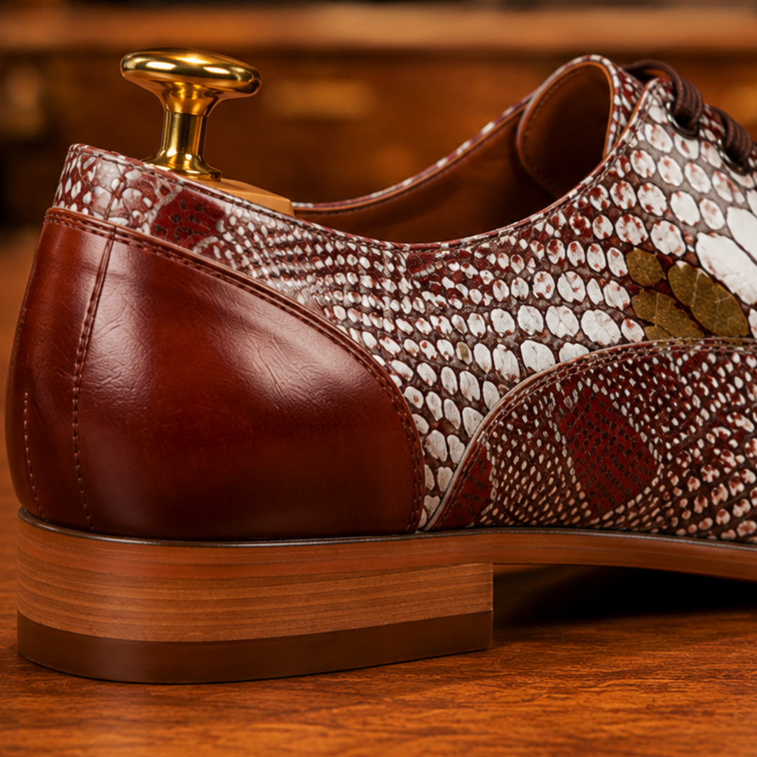 Draven Exotic Cap-Toe Oxford