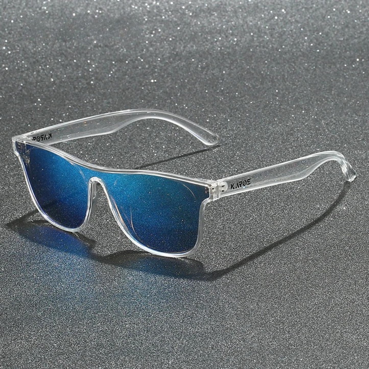 Soleil Crystal Fire-Mirror Sunglasses