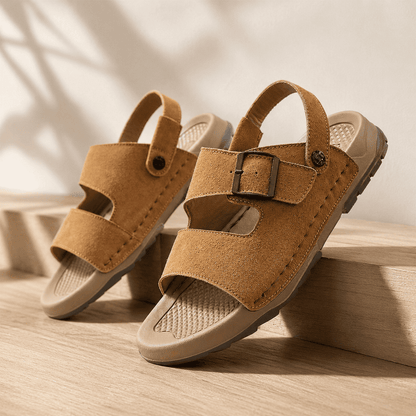 Kalahari Structured Suede Sandal