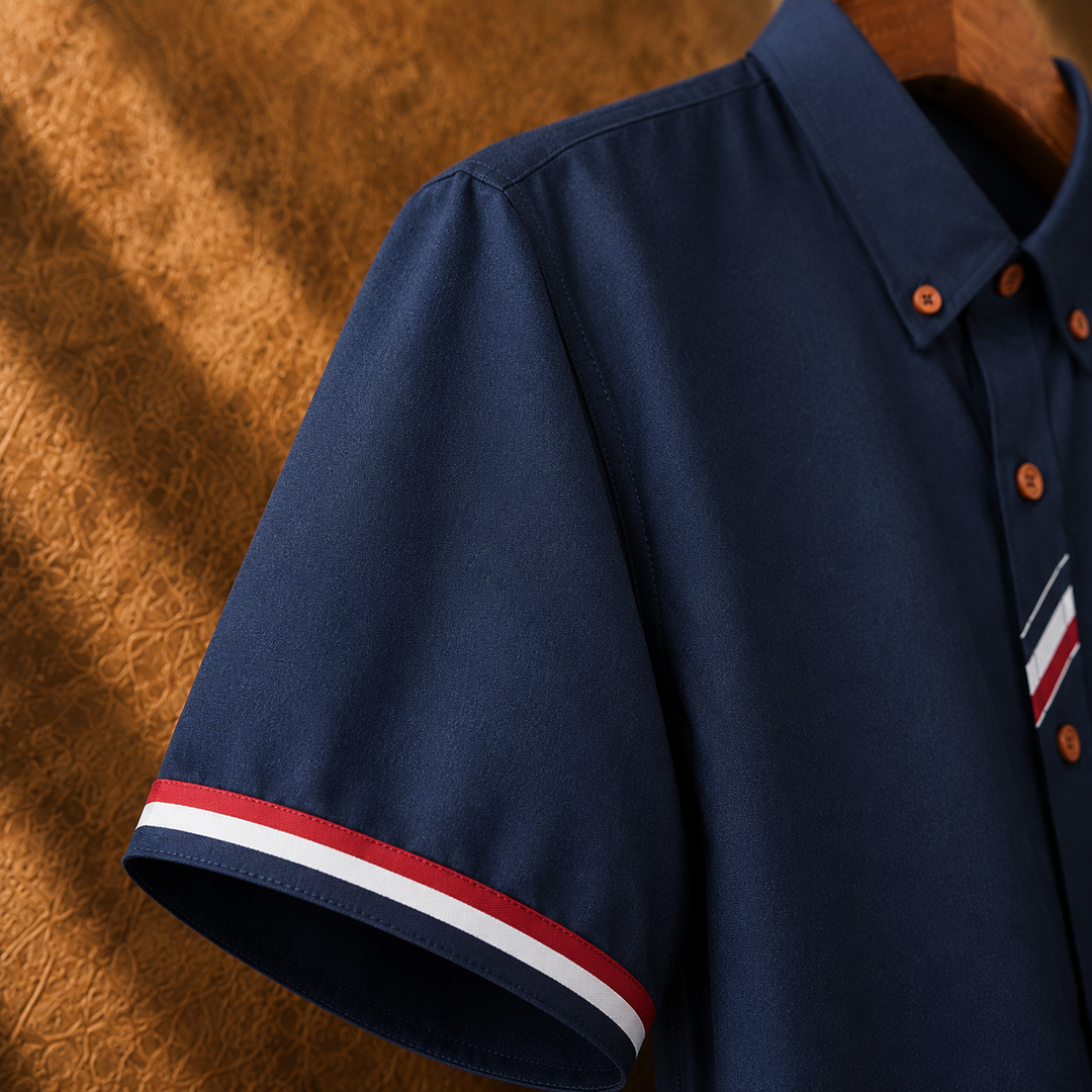 Aldric Oxford Short-Sleeve Shirt