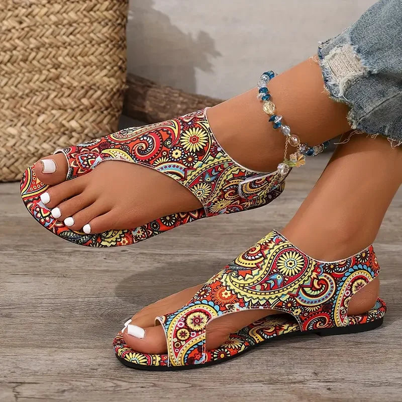 Jardin Persan Jewel-Toe Flats