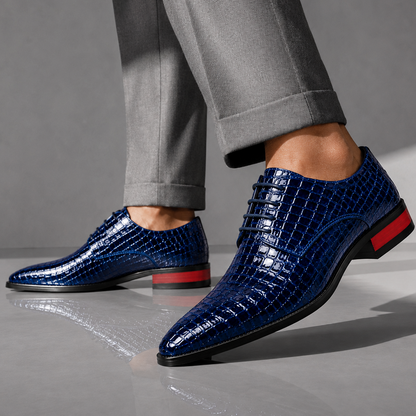 Cavallo Croc Oxfords