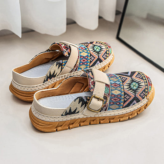 Marrakech Woven Buckle Slides