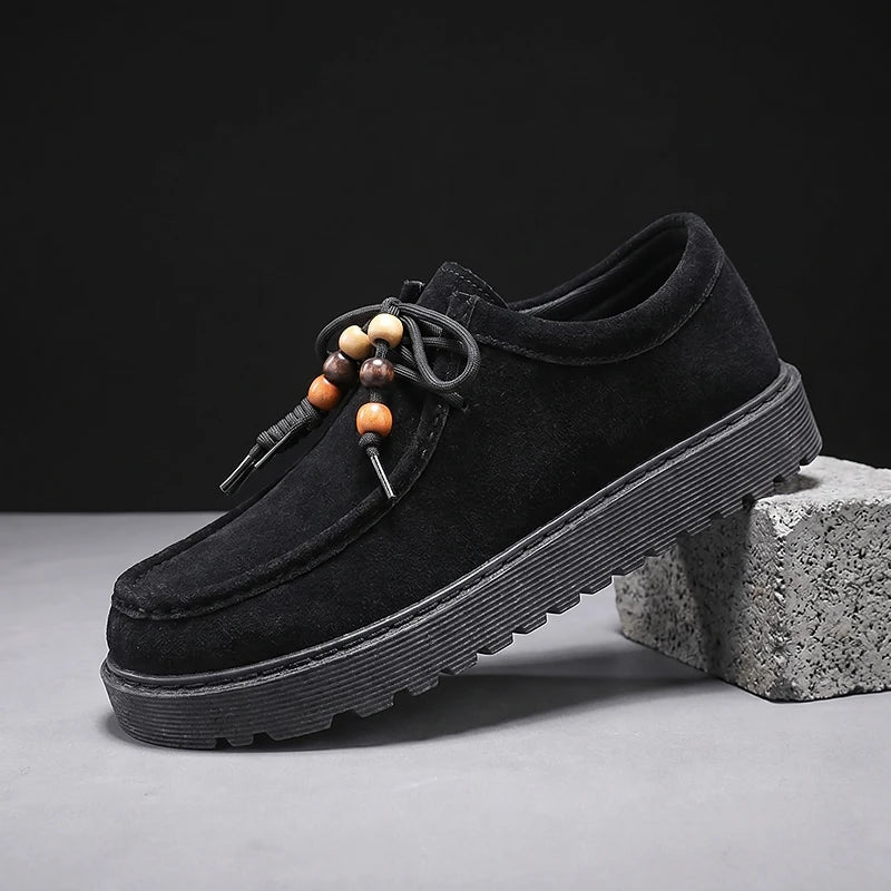 Osric Beaded Suede Moccasin