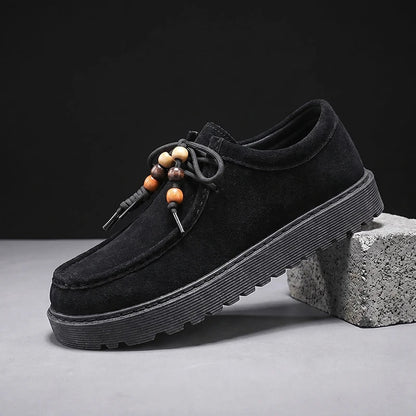 Osric Beaded Suede Moccasin