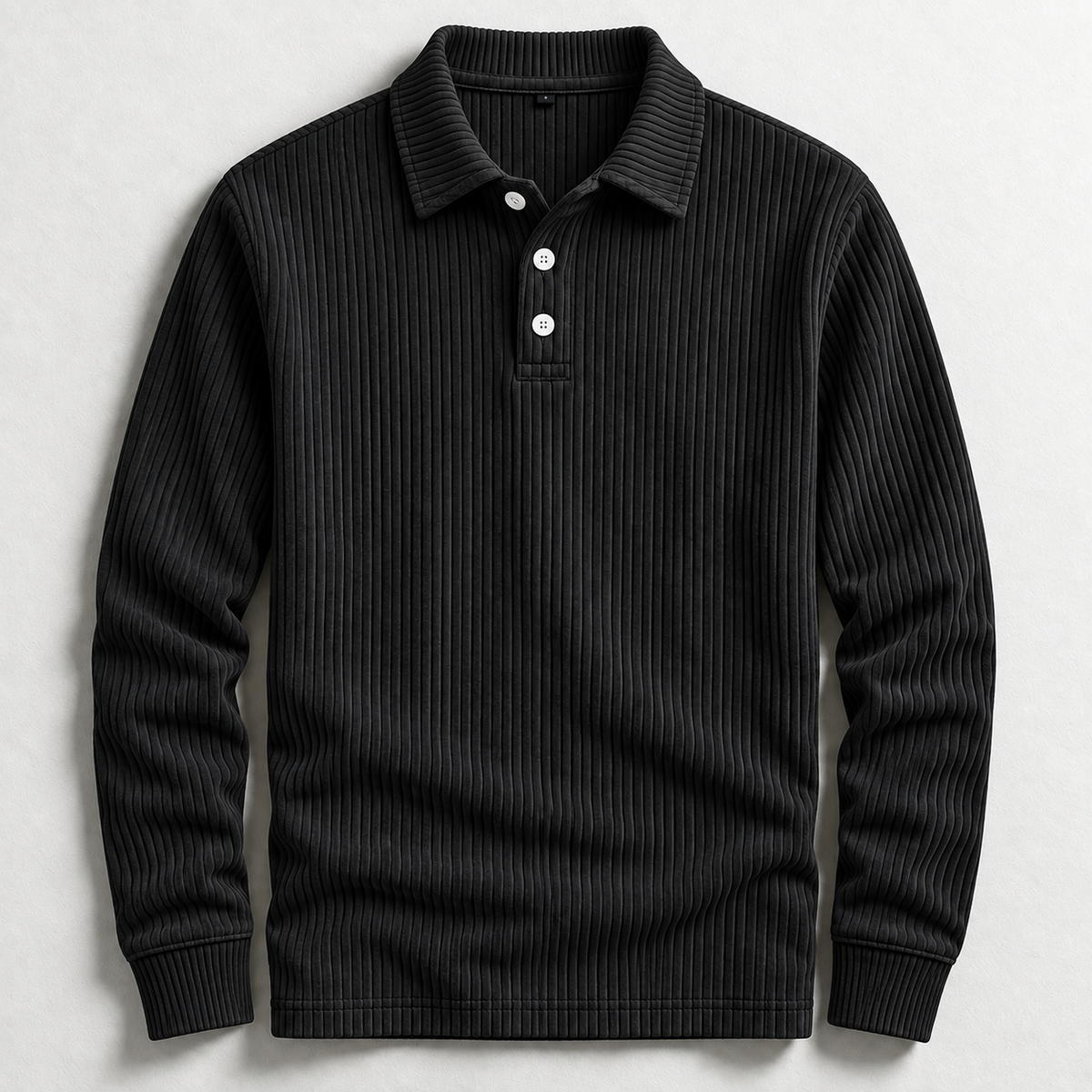 Ashford Ribbed Polo Sweater
