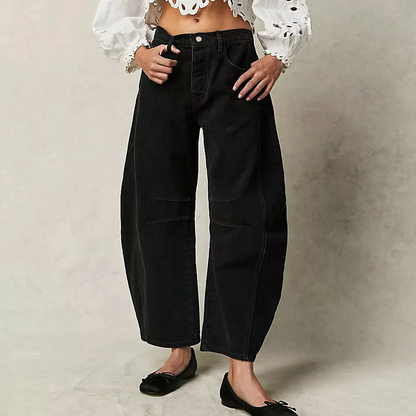 Canvas Wide-Leg Trouser