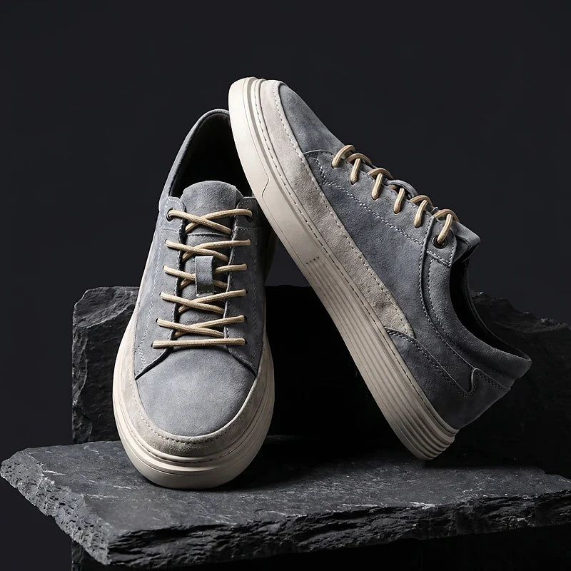 Rhoswell Suede Low-Top Sneakers