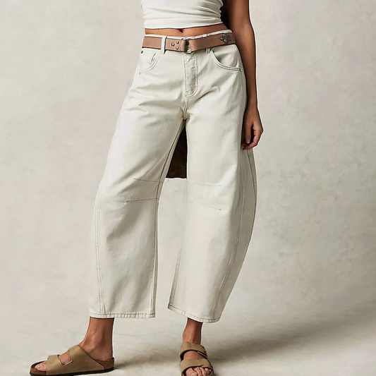 Canvas Wide-Leg Trouser
