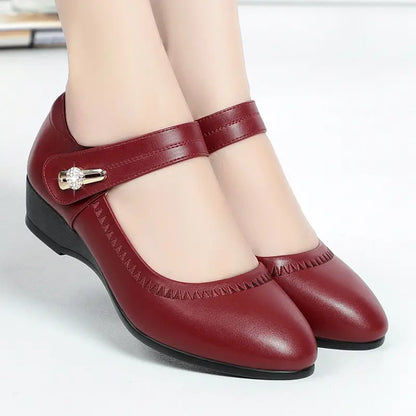 Mayfair Crystal-Clasp Wedge