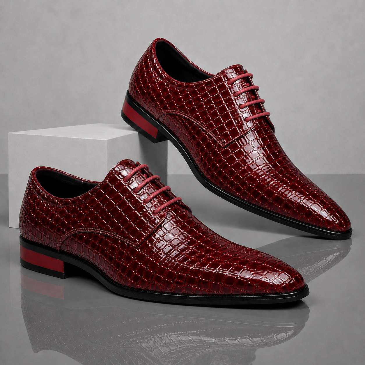 Cavallo Croc Oxfords