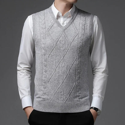 Prussian Argyle Vest