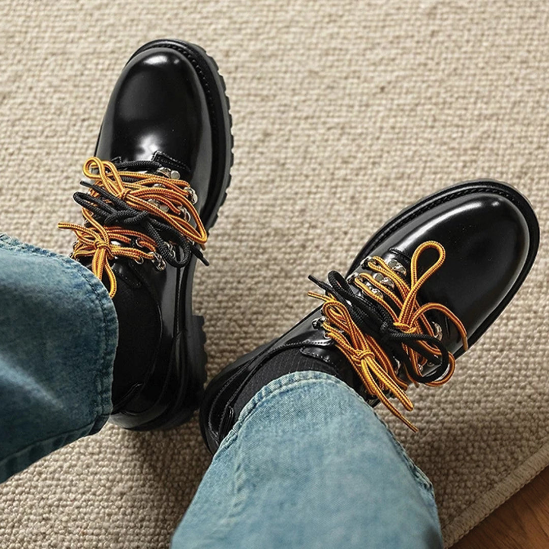 The Summit Lace-Up - Premium Leather & Rubber Sole