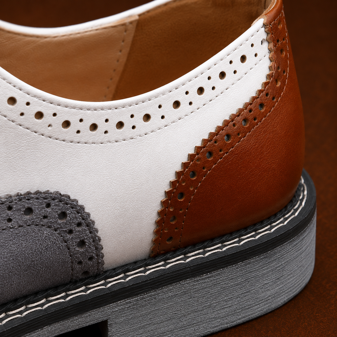 Ashworth Tri-Tone Wingtip Brogue