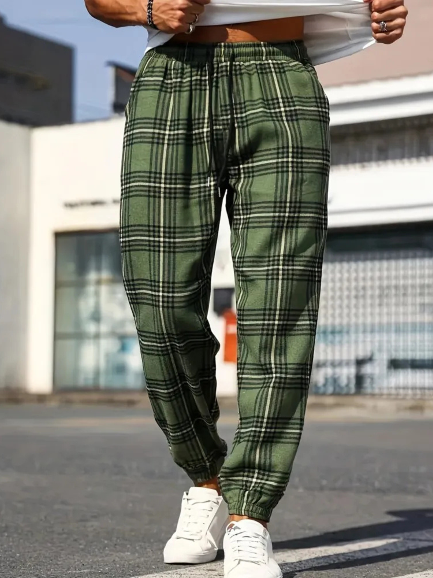 Heritage Plaid Jogger Pants