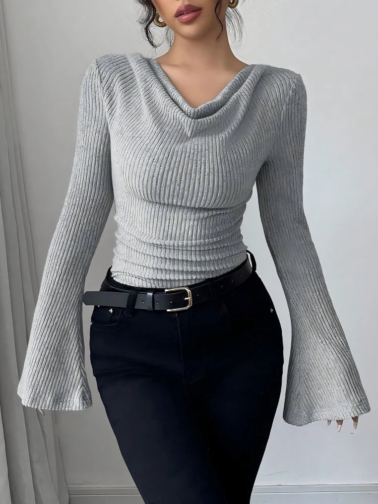 Odessa Ribbed Bardot Top