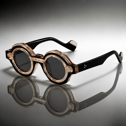 Double-Rim Acetate Sunglasses