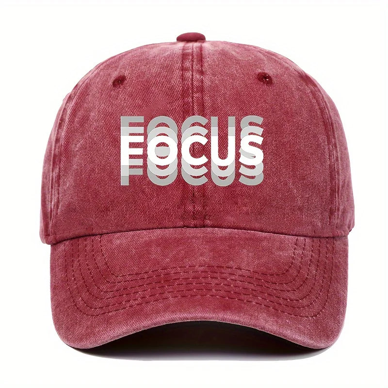Vintage Wash "Focus" Dad Cap