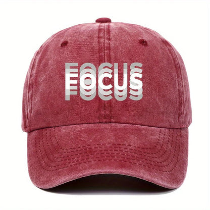 Vintage Wash "Focus" Dad Cap