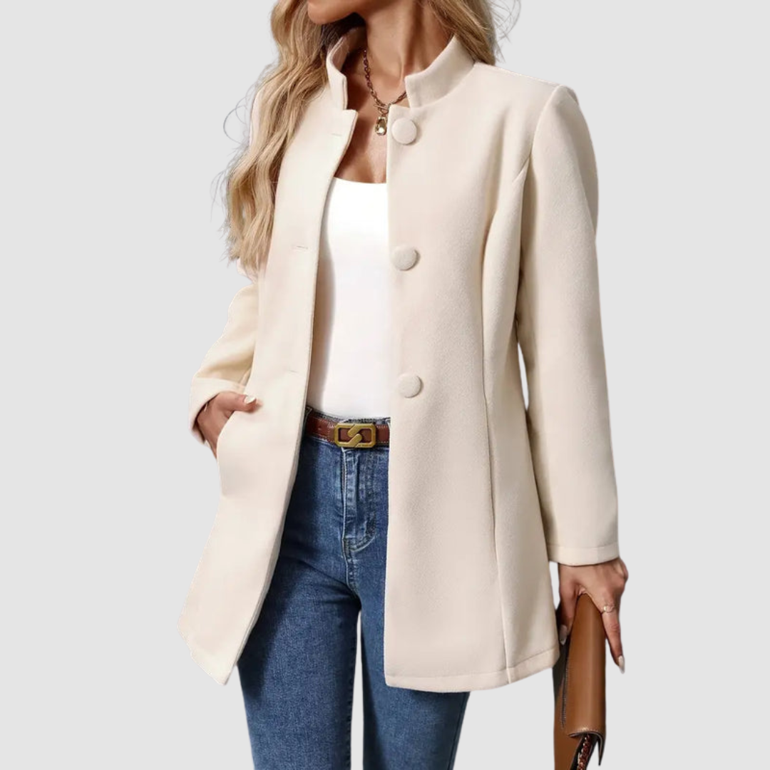 Marchesa Fit-and-Flare Coat