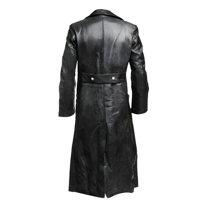 Shadow Commandant Leather Trench Coat