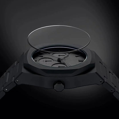 Monochrome Integrated Bracelet Watch