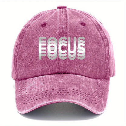 Vintage Wash "Focus" Dad Cap