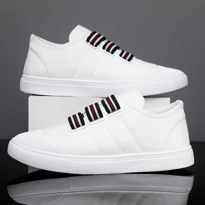 Noir Velcro Canvas Lo