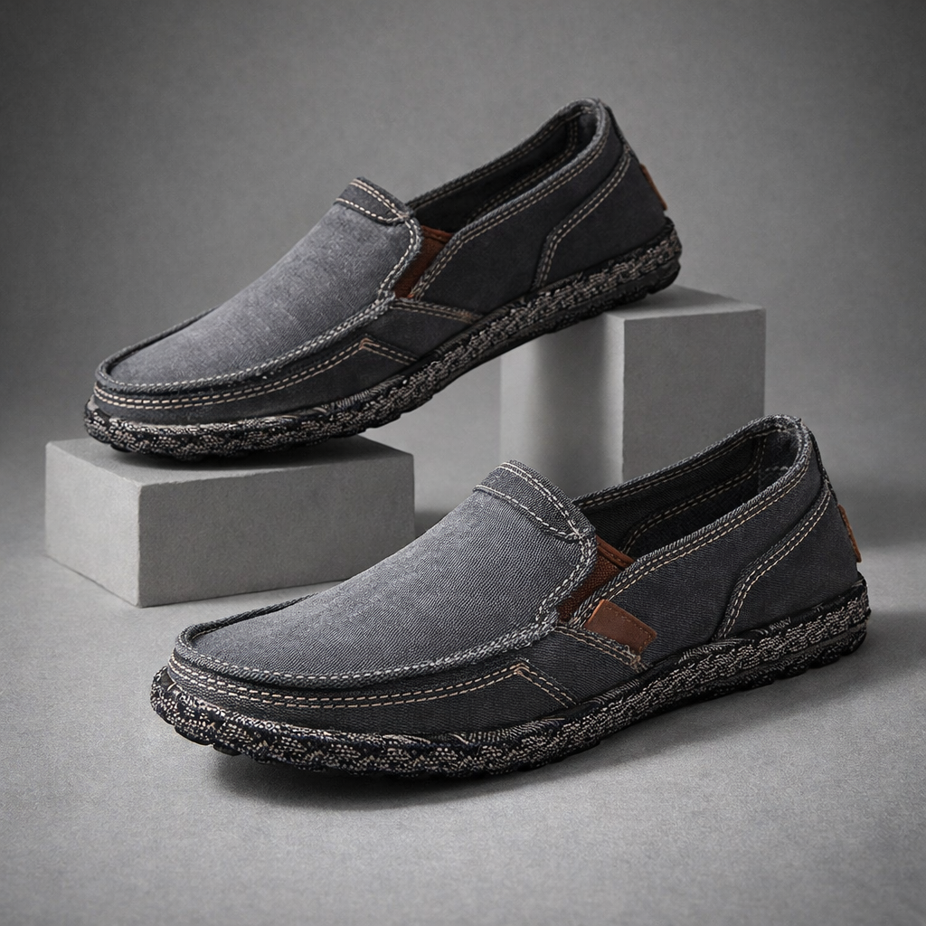 Santorini Canvas Slip-On Loafer