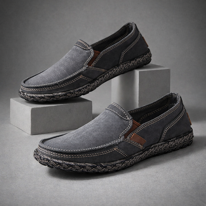 Santorini Canvas Slip-On Loafer