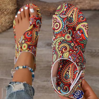 Jardin Persan Jewel-Toe Flats