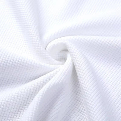 Waffle-Knit Curved-Hem Tee