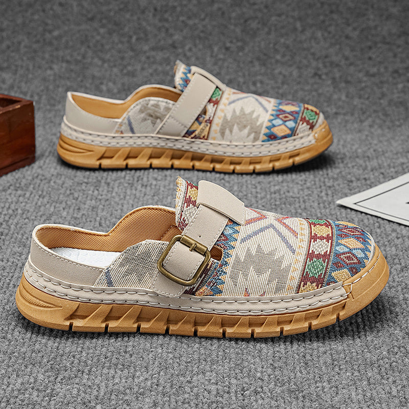Marrakech Woven Buckle Slides