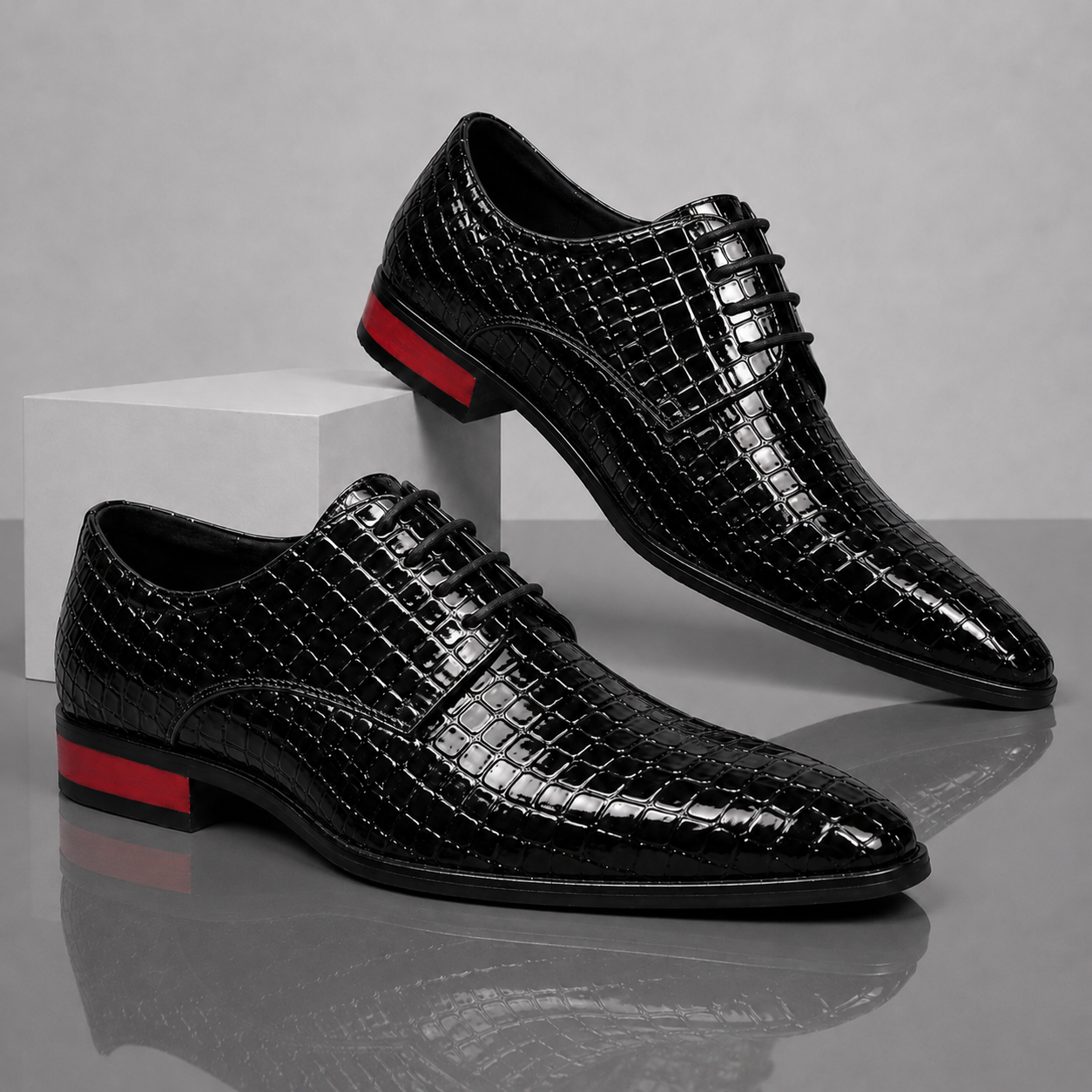 Cavallo Croc Oxfords