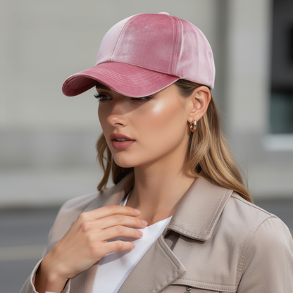 Crushed Velvet Heritage Cap