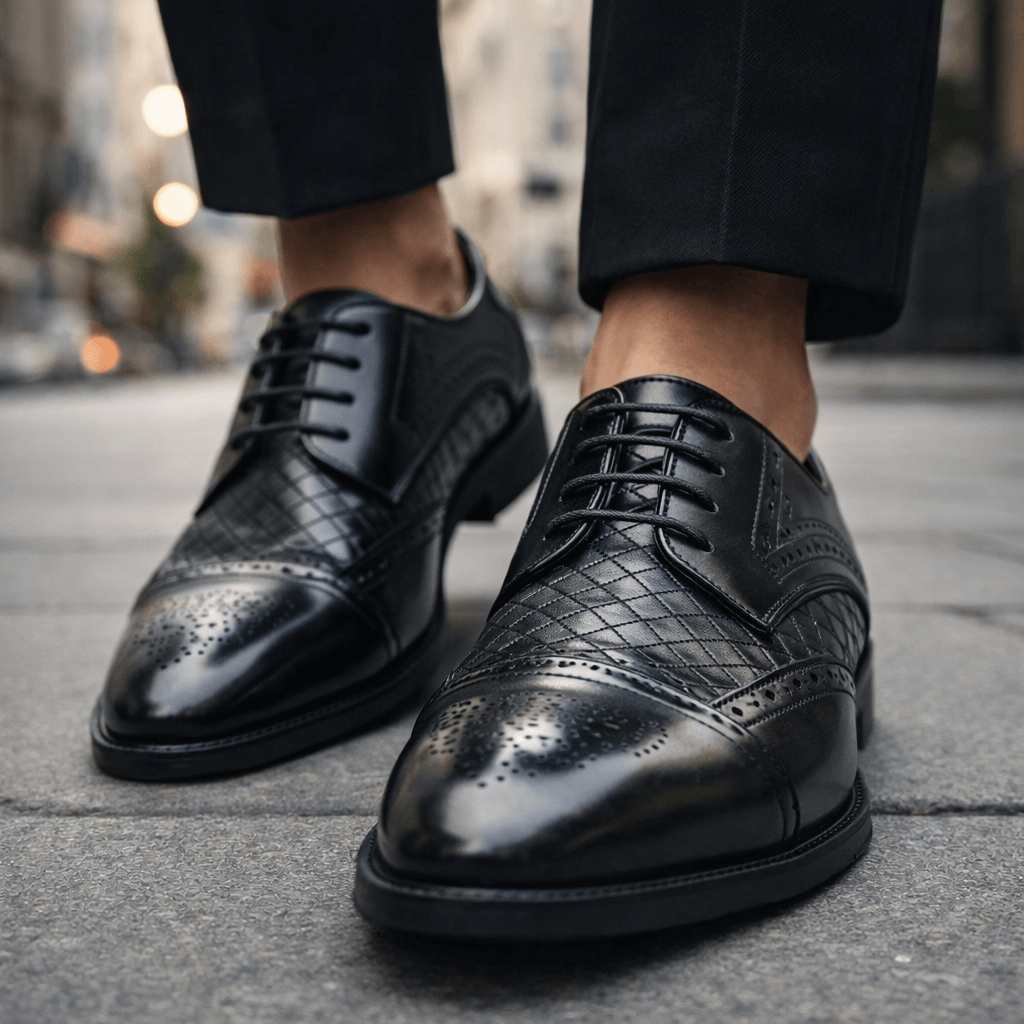 Damier Brogue Oxford
