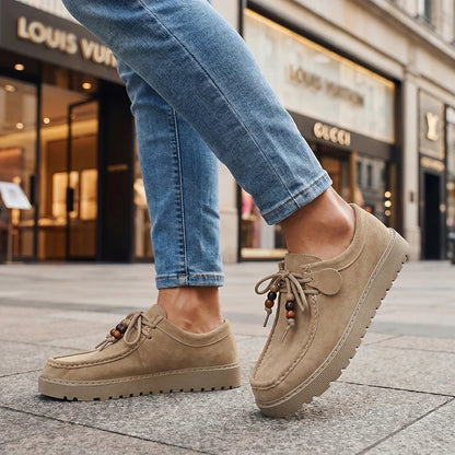 Osric Beaded Suede Moccasin
