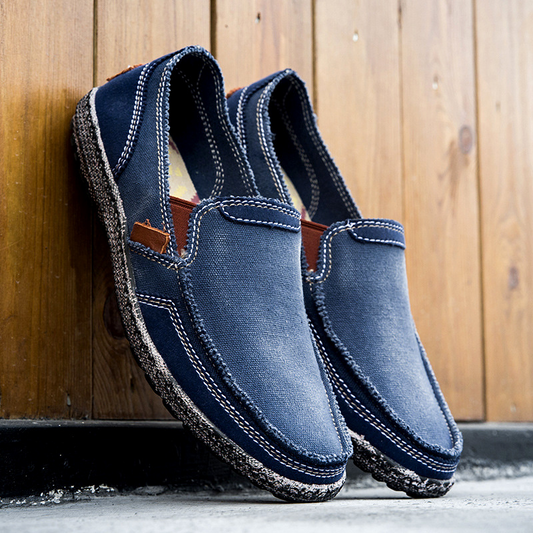 Santorini Canvas Slip-On Loafer