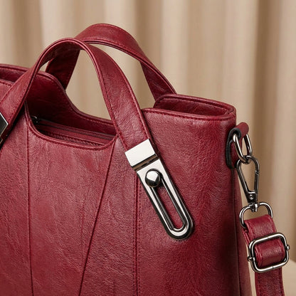 Iris & Iron - Panelled Leather Day Bag