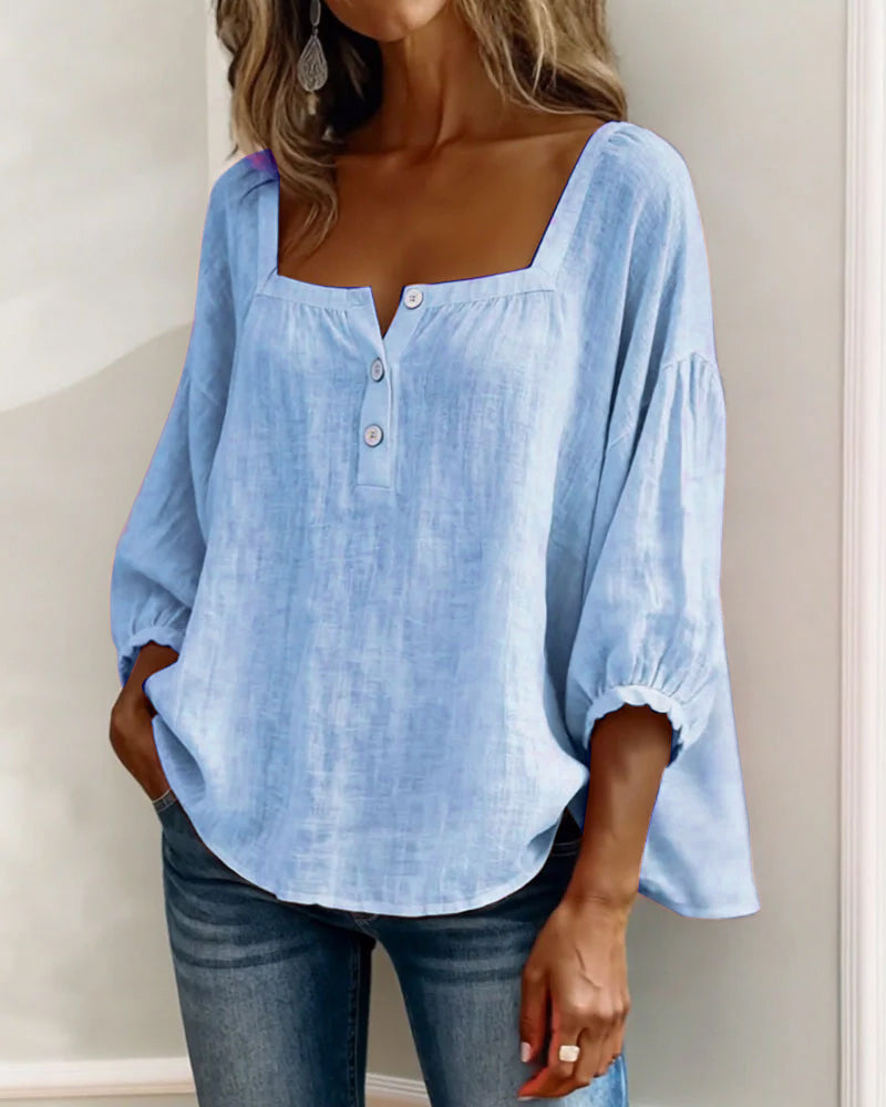 Amalfi Pullover Blouse
