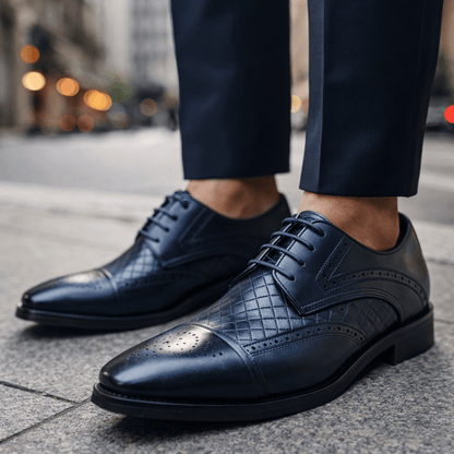 Damier Brogue Oxford