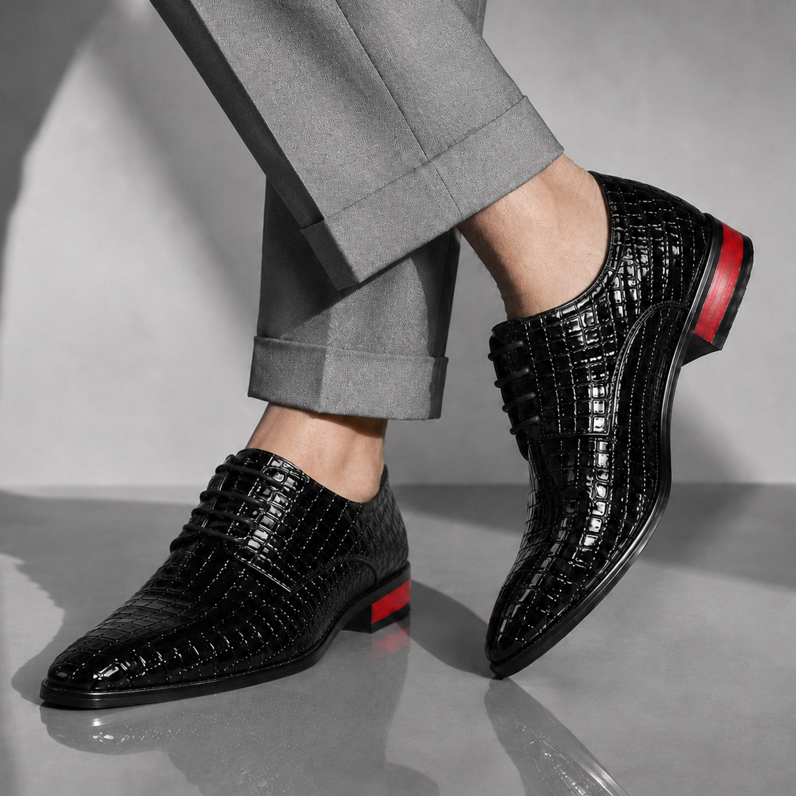 Cavallo Croc Oxfords
