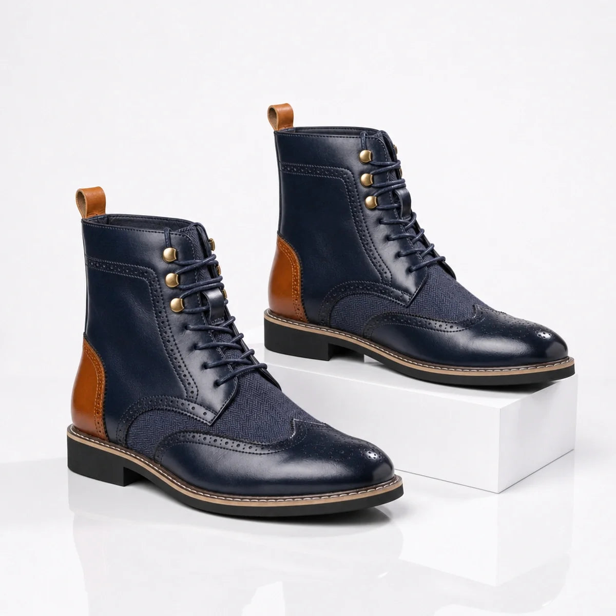 Hornbury Tweed Wingtip Boots