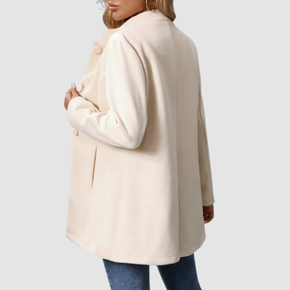 Marchesa Fit-and-Flare Coat