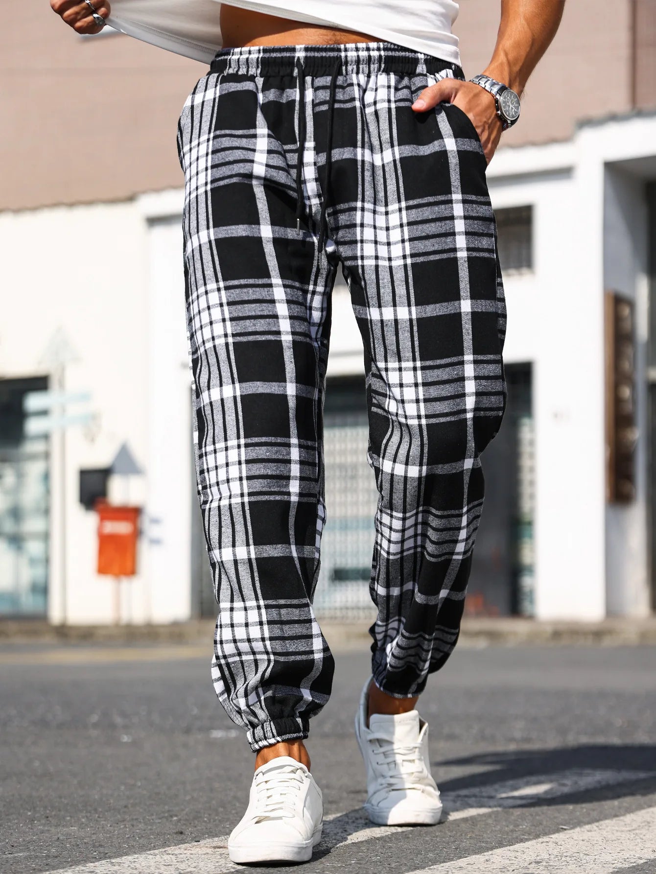 Heritage Plaid Jogger Pants