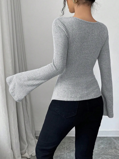 Odessa Ribbed Bardot Top