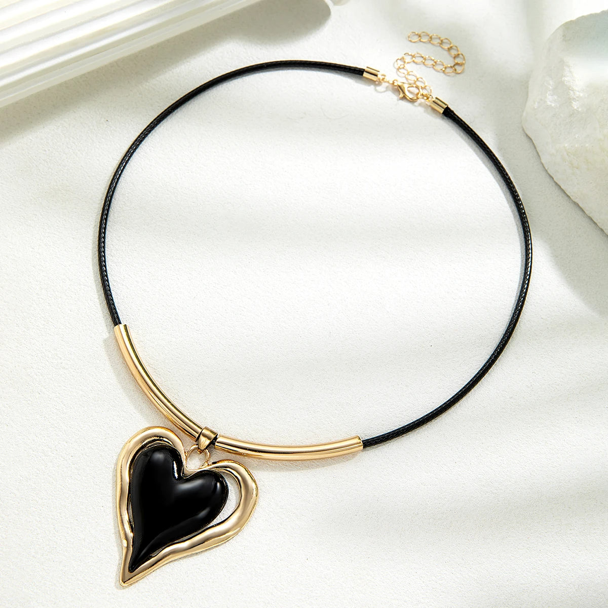 Bella Heart Core Pendant Necklace