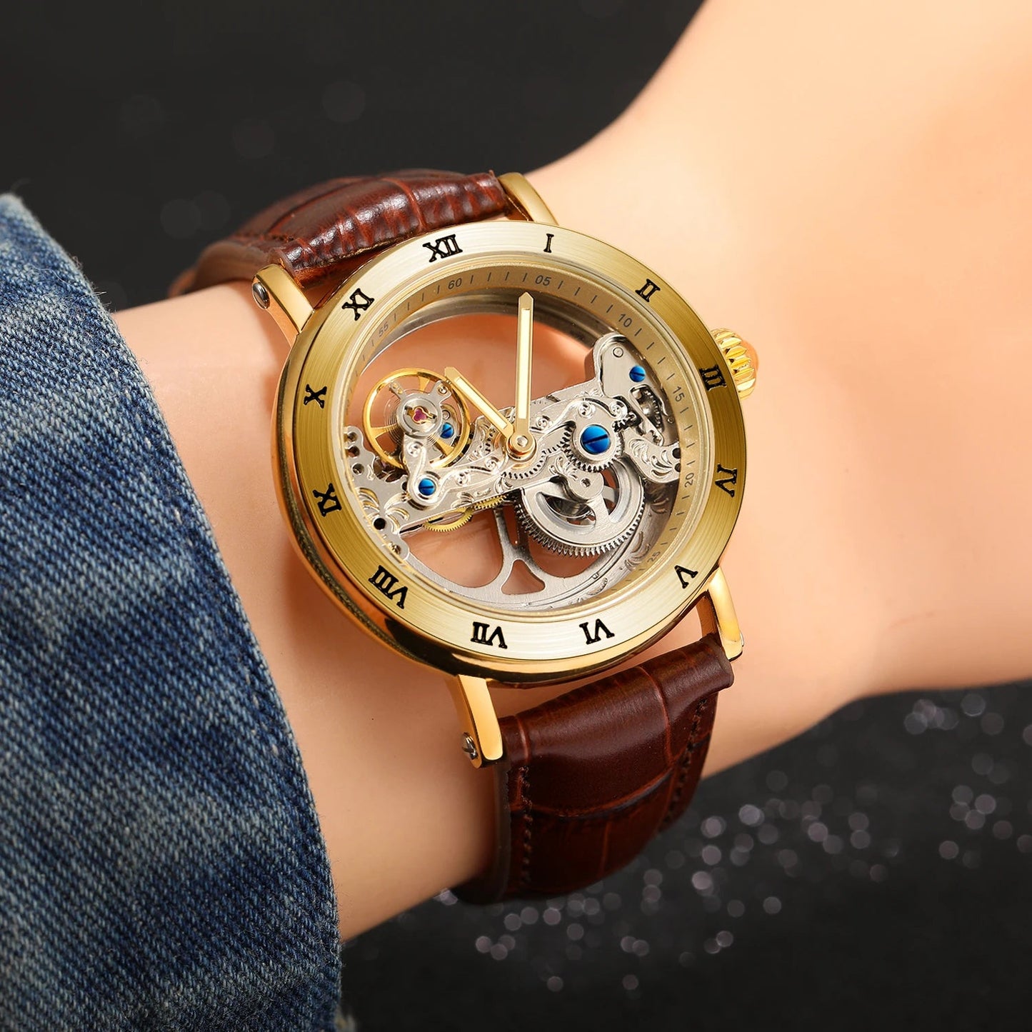 Artemis Skeleton-Dial Automatic Watch